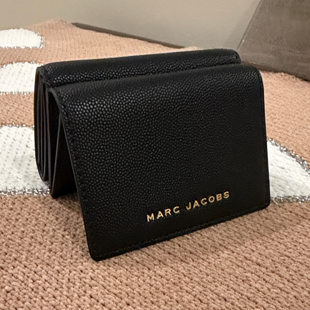 Marc Jacobs Black Textured Wallet